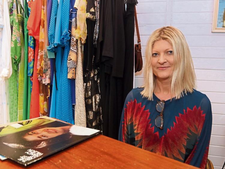 Caroline McBrearty, owner of Vito Vintage clothing store. The store has an eclectic mix of quality vintage clothes, sourced from stores across Europe. The pieces date from the 1940s up to the 1980s. Pic: Limerick Leader