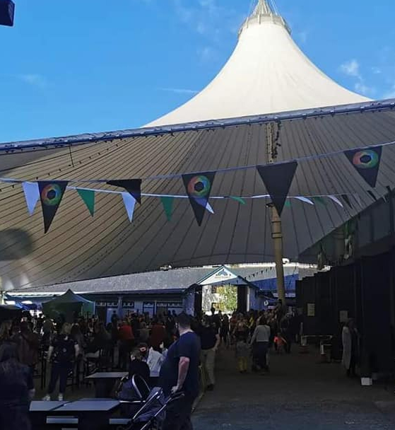 Milk Market outdoor scene