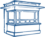 Market stall icon