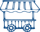Cart vendor icon